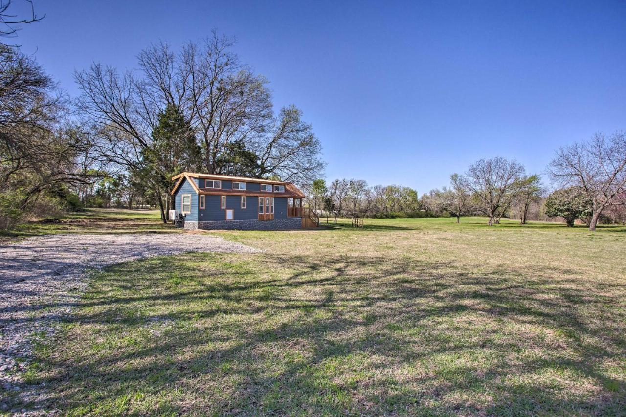 Cozy Mckinney Tiny Home With Porch And Fire Pit! Dış mekan fotoğraf