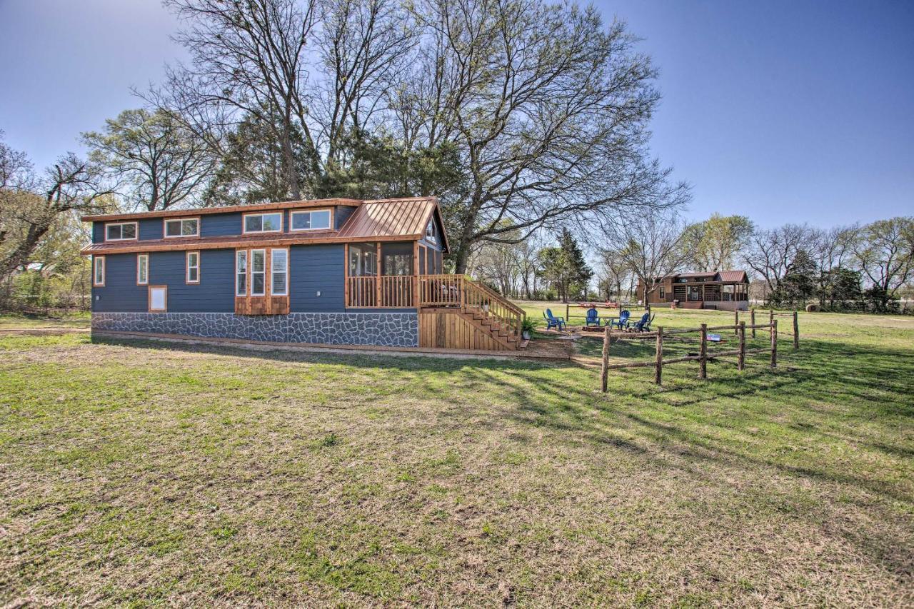 Cozy Mckinney Tiny Home With Porch And Fire Pit! Dış mekan fotoğraf