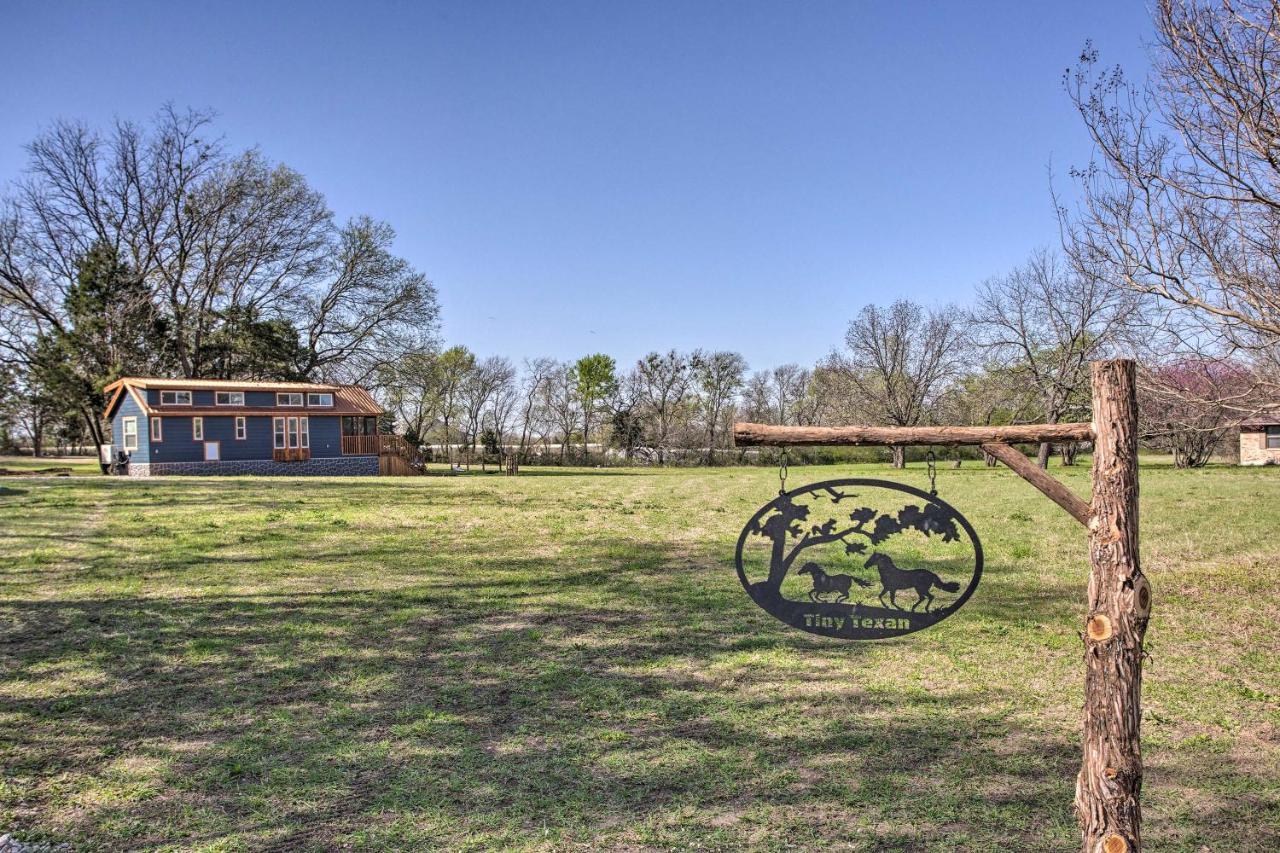 Cozy Mckinney Tiny Home With Porch And Fire Pit! Dış mekan fotoğraf
